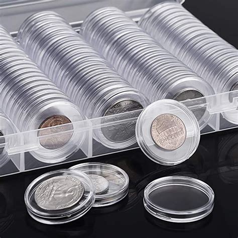 plastic containers for silver coins